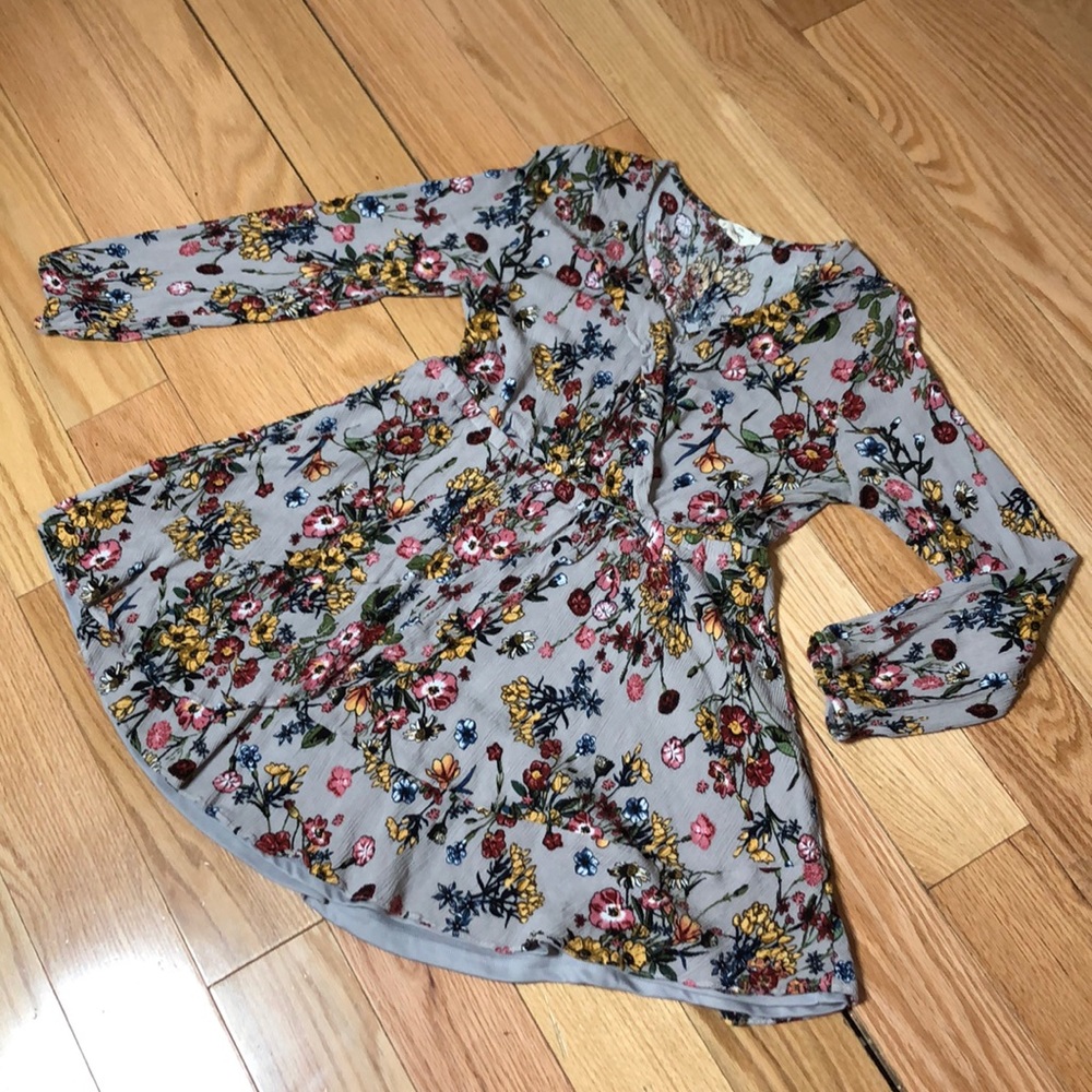 Long-sleeved Mini Dress